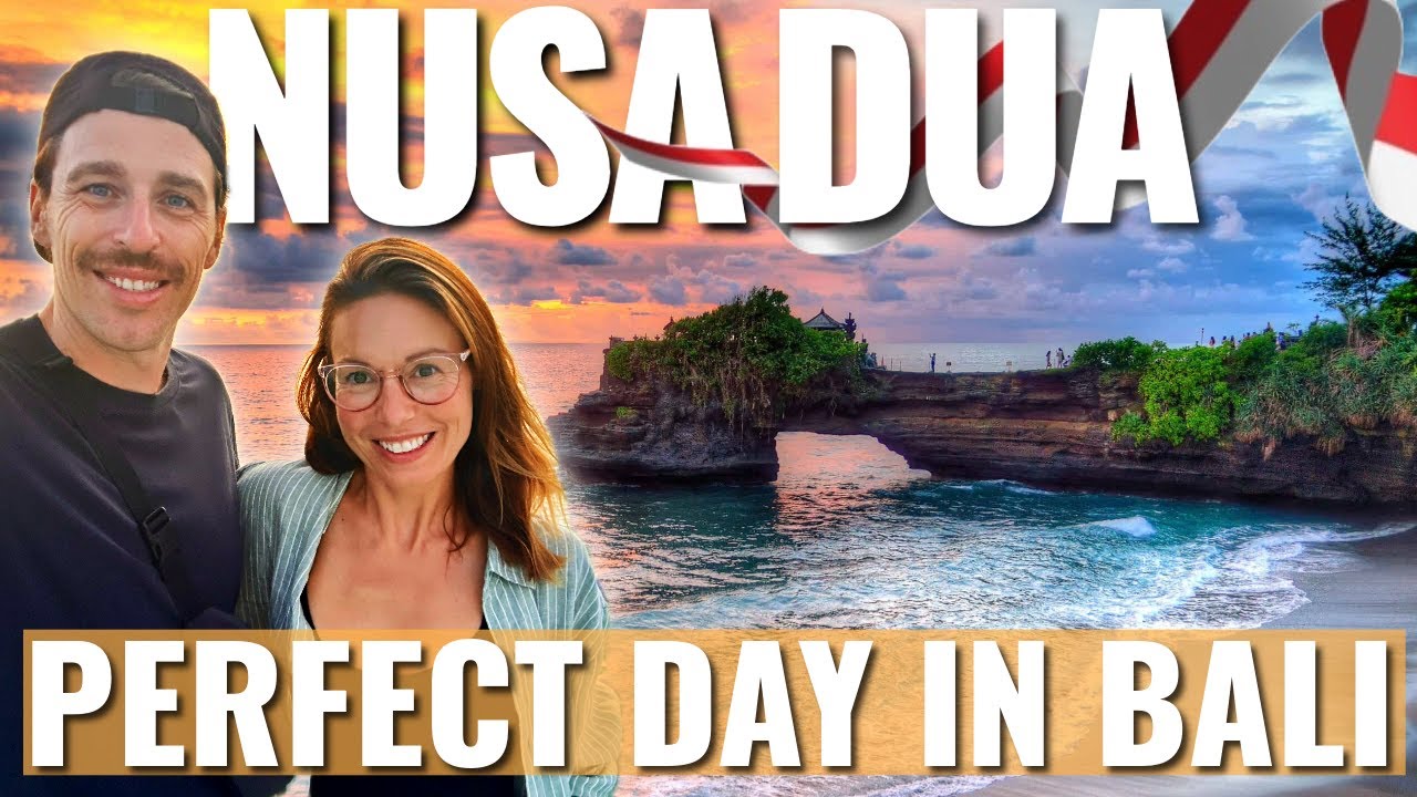 Join a duo on a captivating visit to Nusa Dua Beach.