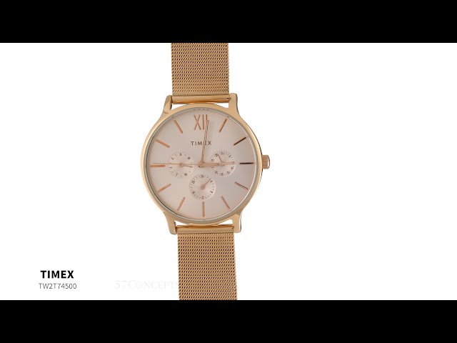 ساعة تايمكس ترانسند كوارتز نسائية - TW2T74500BR