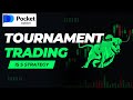 Pocket Option TOURNAMENT Live 15s Quick Trading 100 To 1000 Challenge
