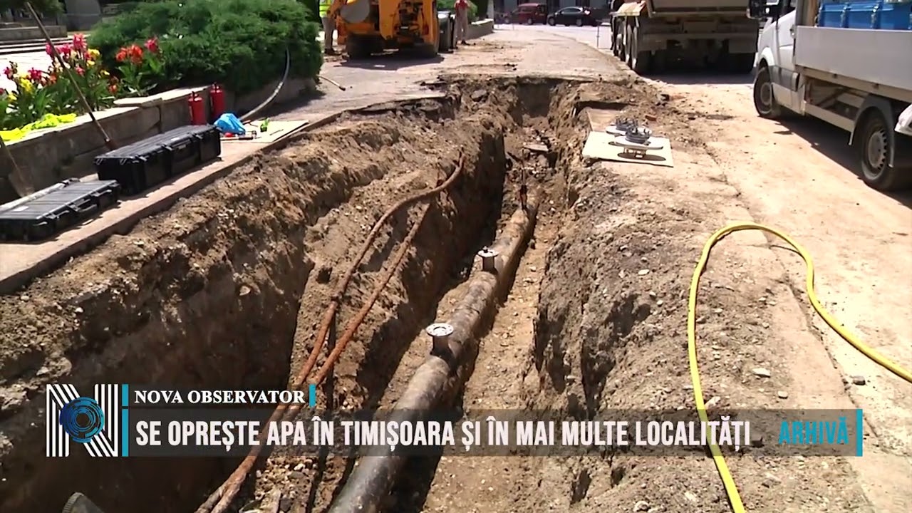 Se oprește apa în Timișoara și în mai multe localități