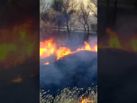 Massive Wildfire Breaks Out Beside Highway Blackout Conditions Drone Footage #drone #newvideo