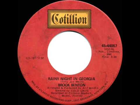 1970 HITS ARCHIVE: Rainy Night In Georgia - Brook Benton (a #2 record--mono 45)