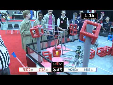 2015 VRC Engr Q77 - 7567D 979A vs 4000X 9185 - 35 to 43 - VEX Worlds 2015 - Engineering Division