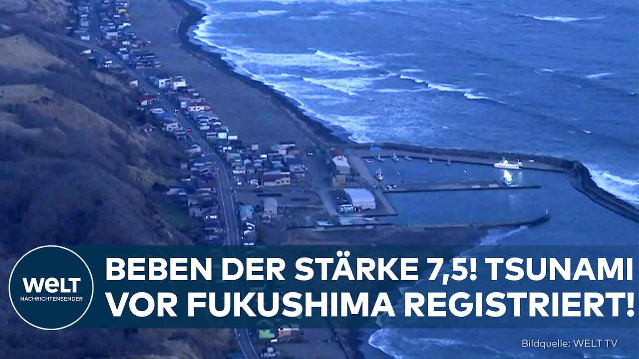 JAPAN: Schweres Erdbeben löst Tsunami-Warnung aus! Behörden warnen vor bis zu drei Meter Wellen!
