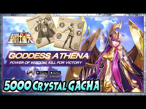 5000 Crystal GACHA ATHENA SS + Repair Cloth SHURA & SHAKA - Saint Seiya Awakening