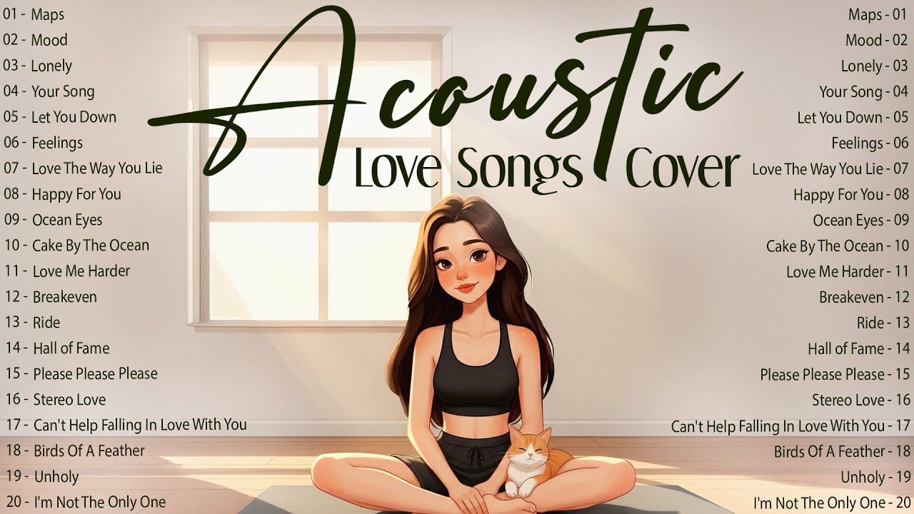 1 Hour of Calm Beats ✨ Acoustic Music 2026 New Songs with Lyrics Soundtrack