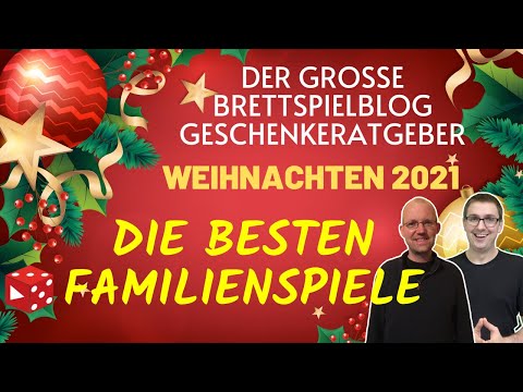 Die besten Familienspiele Weihnachten 2021 - 10 Empfehlungen von Flo & Ben