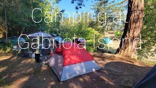 Camping At Gabriola Island