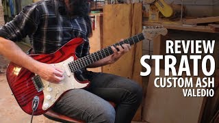 Review Guitarra Valedio Strato Custom Ash