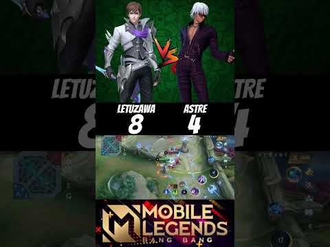Letuzawa vs Astre🔥 (1v1) Who will be win🔥 Part - 2 #letuzawa #gusion #mlbb #shorts