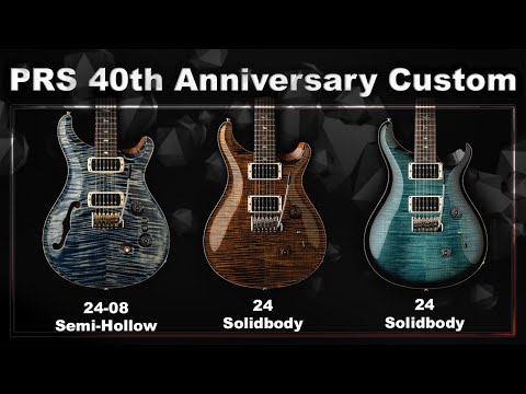 PRS 40th Anniversary Custom 24-08 Semi-Hollow Faded Whale Blue Natural Back 1 Of 300 Limited Edition NEW top AWESOME curly WOW image 13