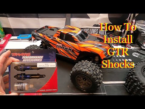 How to Install GTR Shocks on Your Traxxas Mini Maxx. Best Suspension Upgrade
