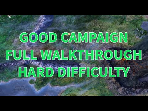 Good Campaign FULL WALKTHROUGH Missions 1-37 HARD DIFFICULTY -  Battle For Middle Earth PATCH 2.22