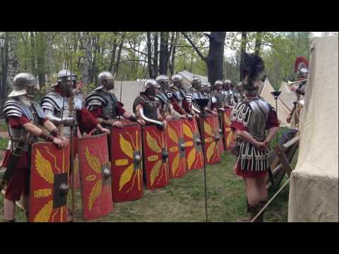 Ancient Rome - Trying Bucina at the "Night at the Museum" 2017