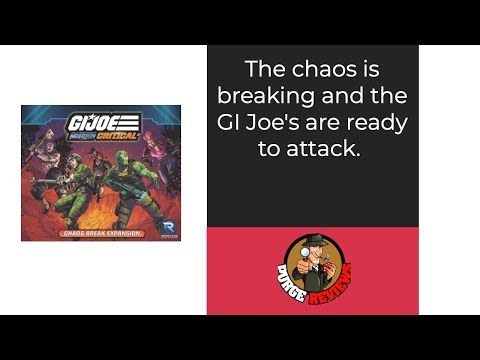 The Purge: # 5178 G.I. JOE Mission Critical: Chaos Break: The chaos is breaking and the Joes are ready