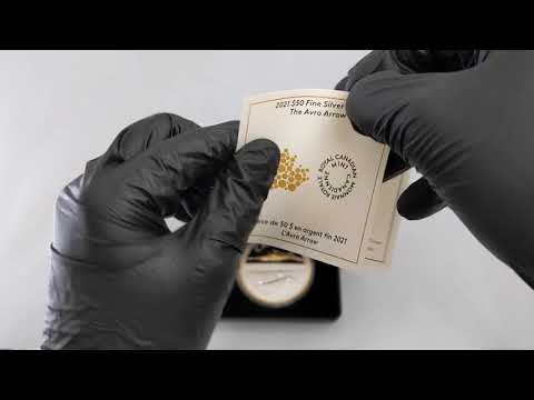 2021 Canada 5 oz The Avro Arrow Proof Silver Coin Unboxing at Bullion Exchanges