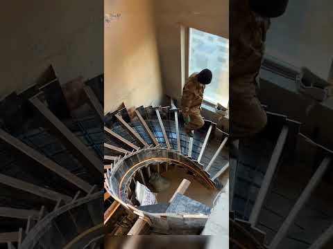 Spiral stair formwork