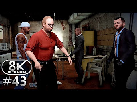 GTA V 8K Ultra Graphics Gameplay Walkthrough Part 43 - GTA V 8K 60FPS PC No Commentary