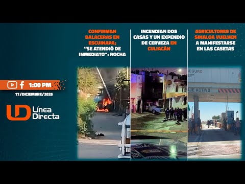 Confirman balaceras en Escuinapa; “se atendió de inmediato”: Rocha