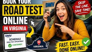 How to book a road test appointment online in Virginia
