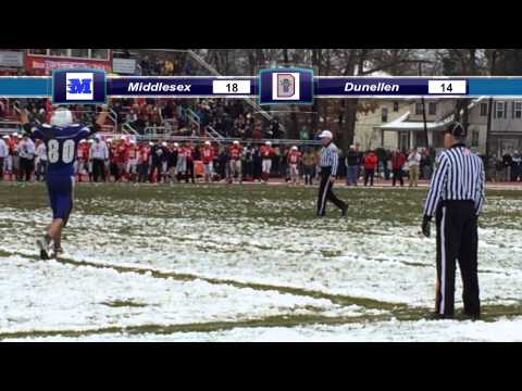 GMC Gridiron Highlights--November 27, 2014--Middlesex @ Dunellen--Thanksgiving Day Clash