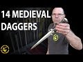 14 Medieval Daggers From Tod S Workshop