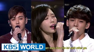 TaeYeon &amp; CHEN, HwanHee - Breath / Like the Stars [2014 KBS Song Festival / 2015.01.14]