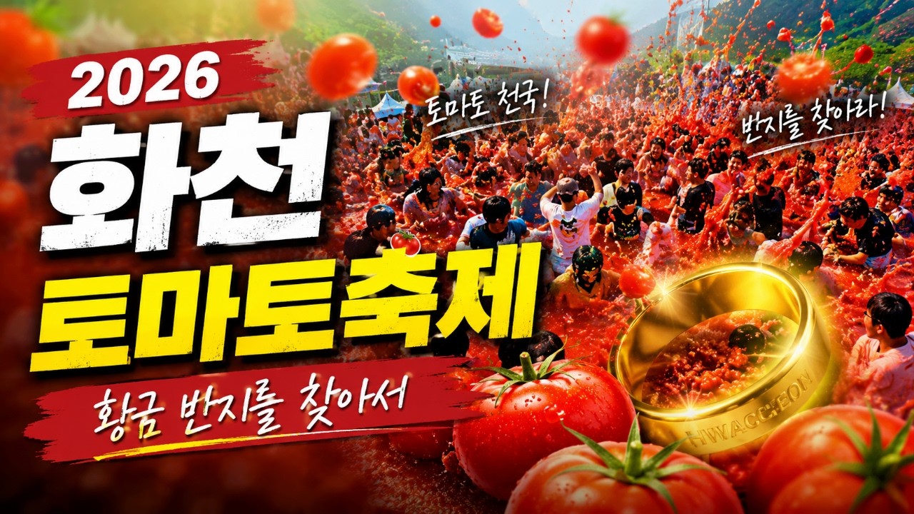 [강원365] 2026 화천 토마토축제 황금반지를 찾아라~~