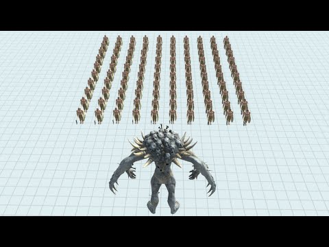 100X Crixus The Gaul vs Every Faction - Animal Revolt Battle Simulator