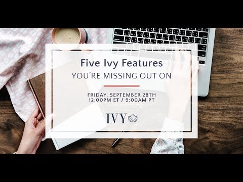 Five Ivy Features You're Missing Out On logo