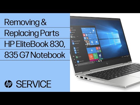 Service Teardown: HP EliteBook 830 G7 Notebook PC | HP Computer Service ...