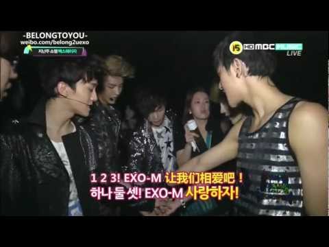 【BTU出品】120522 MBC Show!Champion EXO M 中字cut