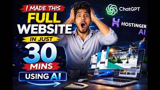 Website Development Using AI  | Best AI Website Builder — Hostinger Website Builder Full Tutorial