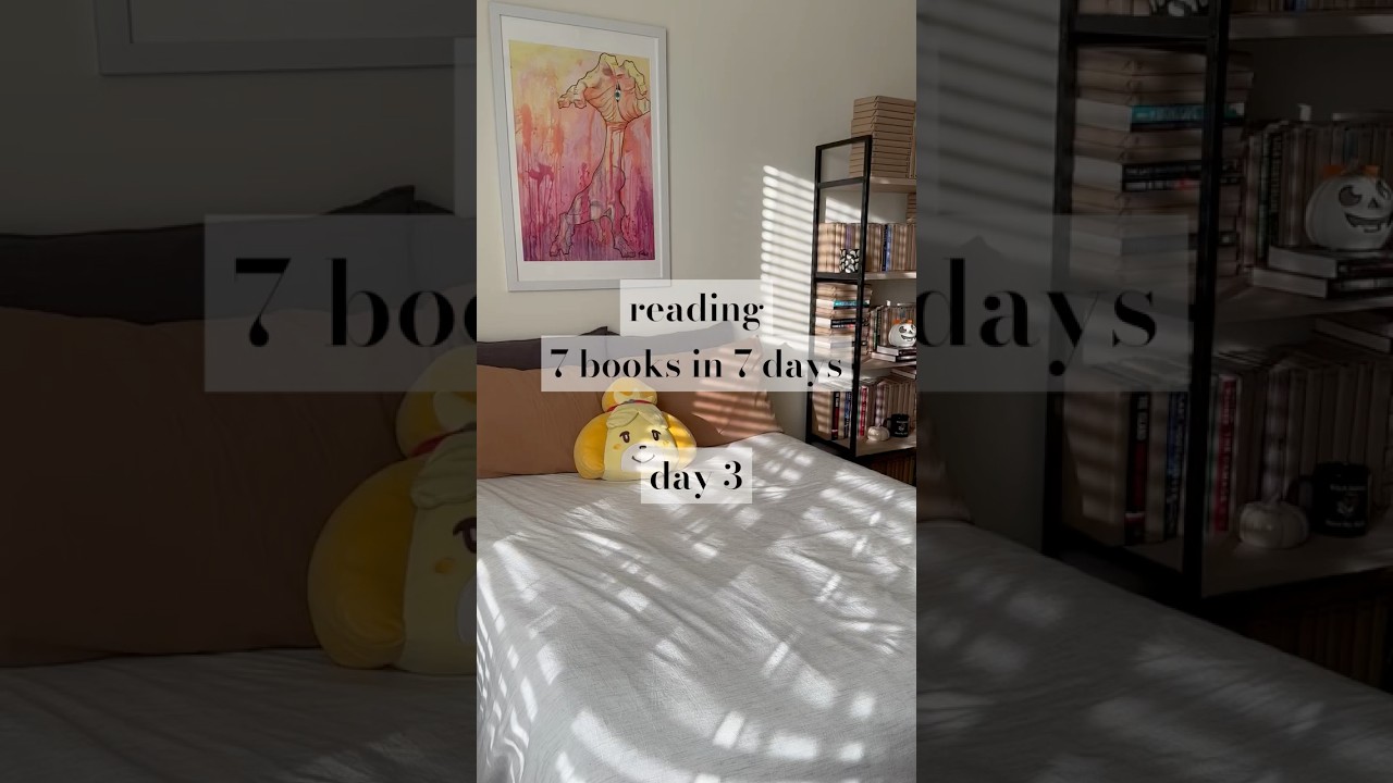 7 books in 7 days | mini reading vlog | from the jump by lacie waldon #booktube #books