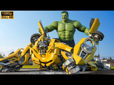 The Last Knight - Bumblebee vs Hulk (Epic Battle) | Transformers [HD]