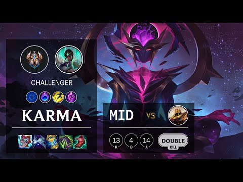 Karma Mid vs Azir - EUW Challenger Patch 11.10