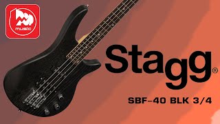 Video thumbnail for Бас-гитара с укороченной мензурой Stagg SBF-40 3/4 by PopMusicRu