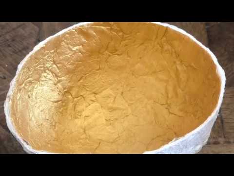 Schale aus Toilettenpapier