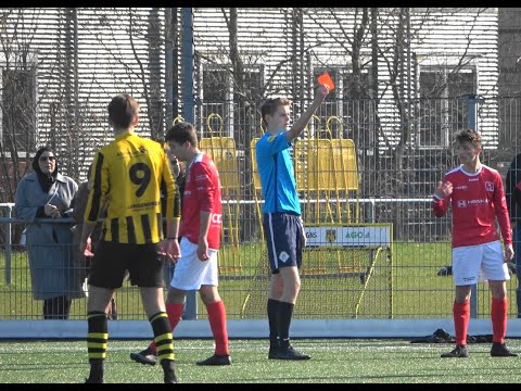 Tweede helft DVS'33 JO16-1 - vv DOVO JO16-1, rode kaart?