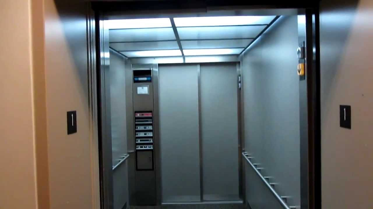 Hilarious Dover Impulse Hydraulic elevator with epic motor at Richards Hall UNL