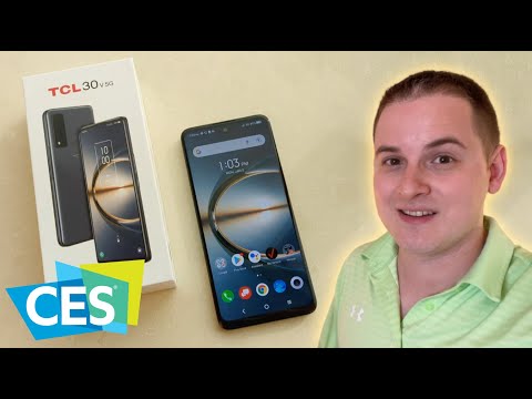 TCL 30 V 5G - Hands On & First Look! (CES 2022)