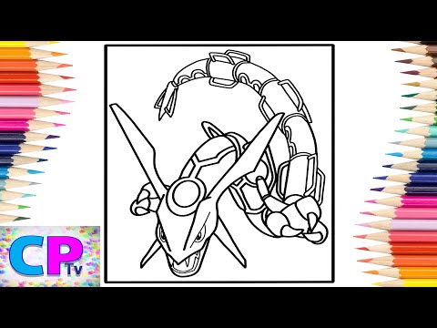 Pokemon Coloring Pages/Rayquaza from Pokemon/Jim Yosef & Anna Yvette - Linked [NCS Release]
