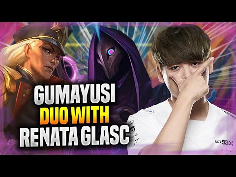 GUMAYUSI DUO WITH NEW CHAMPION RENATA GLASC! - T1 Gumayusi Plays Jhin ADC vs Jinx! | Season 2022