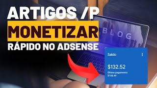 ESCREVA artigos para MONETIZAR rápido (Google AdSense)