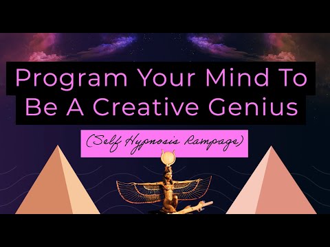 Robotic Affirmations: Program Your Mind To Be A Creative Genius (Self Hypnosis Rampage)