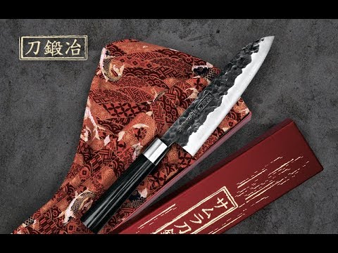 Samura MO-V universalus duonos peilis 9"/230 mm iš AUS 8 japoniško plieno 59 HRC video