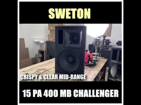 15" 400 Watt Challenger Mid-Bass Speaker Testing - 15 PA 400 C MB