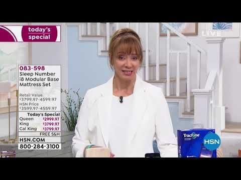 Sleep Number i8 Modular Base Queen Mattress Set