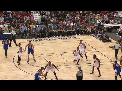 Klay Thompson For Three | Warriors vs Raptors | October 1, 2016 | 2016-17 NBA Preseason