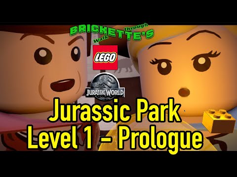 #1 of LEGO Jurassic World (the Prologue) - Jurassic Park Level 1 story mode walkthrough